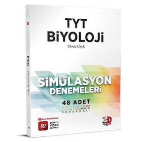 Kitap 3D Yayınları Tyt Biyoloji Simülasyon 48 Deneme