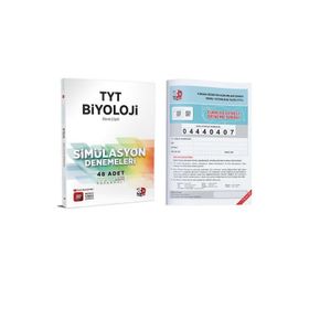 Kitap 3D Yayınları Tyt Biyoloji Simülasyon 48 Deneme