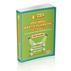 Kitap 4. Sınıf Bilsem Yeni Nesil Mantık Muhakeme Yeteneği Soru Bankası-Editör Yayınları