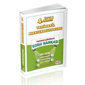 Kitap 4. Sınıf Bilsem Yeni Nesil Mantık Muhakeme Yeteneği Soru Bankası-Editör Yayınları