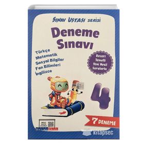 Kitap 4.Sınıf Deneme Sınavı 7 Deneme-Salan Yayınları