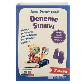 Kitap 4.Sınıf Deneme Sınavı 7 Deneme-Salan Yayınları
