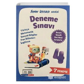 Kitap 4.Sınıf Deneme Sınavı 7 Deneme-Salan Yayınları