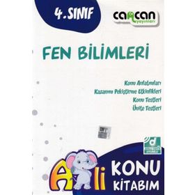 Kitap 4. Sınıf Fen Bilimleri Afilli Konu Kitabım Yeni-Cancan Yayınları