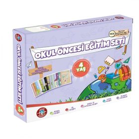 Kitap 4 Yaş Çocuk Akademi Okul Öncesi Eğitim Seti