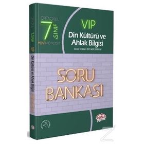 Kitap 7. Sınıf VIP Din Kültürü Ve Ahlak Bilgisi Soru Bankası Yeni-Editör Yayınları