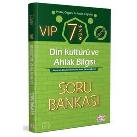 Kitap 7. Sınıf VIP Din Kültürü Ve Ahlak Bilgisi Soru Bankası Yeni-Editör Yayınları