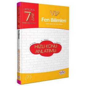 Kitap 7. Sınıf VIP Fen Bilimleri Hızlı Konu Anlatımlı Yeni-Editör Yayınları