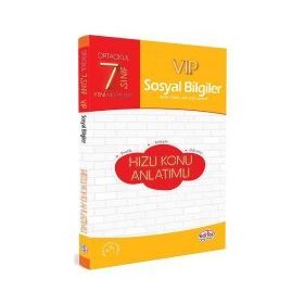 Kitap 7. Sınıf VIP Sosyal Bilgiler Hızlı Konu Anlatımı Yeni-Editör Yayınları