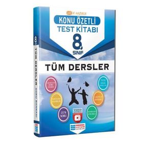 Kitap 8. Sınıf LGS Tüm Dersler Konu Özetli Video Çözümlü Test Kitabı Yeni-Evrensel İletişim Yayınları