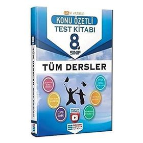 Kitap 8. Sınıf LGS Tüm Dersler Konu Özetli Video Çözümlü Test Kitabı Yeni-Evrensel İletişim Yayınları