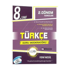 Kitap 8. Sınıf Türkçe 2. Dönem Soru Moderatörü