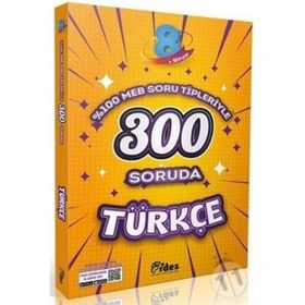 Kitap 8. Sınıf Türkçe 300 Soruda Soru Bankası