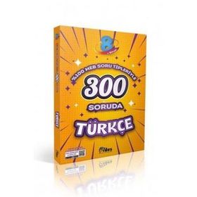 Kitap 8. Sınıf Türkçe 300 Soruda Soru Bankası