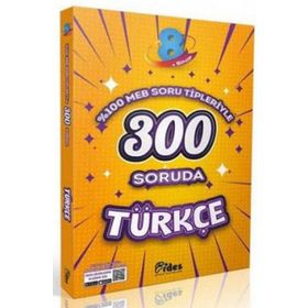 Kitap 8. Sınıf Türkçe 300 Soruda Soru Bankası