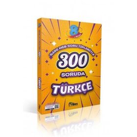 Kitap 8. Sınıf Türkçe 300 Soruda Soru Bankası