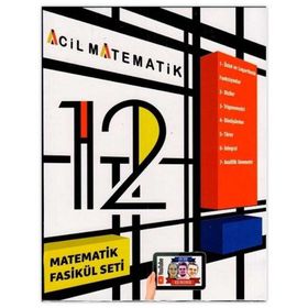 Kitap Acil Yayınları 2022 12. Sınıf Matematik Fasikül Set
