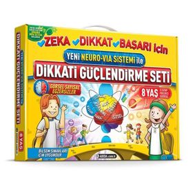 Kitap Adeda Yayıncılık 2. Sınıf 8 Yaş Adeda Dikkati Güçlendirme Seti