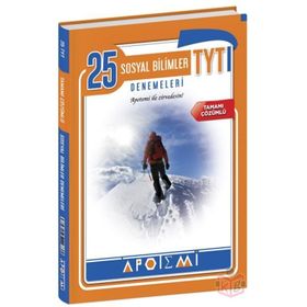 Kitap Apotemi Yayınları Tyt Sosyal Bilimler 25'li Deneme