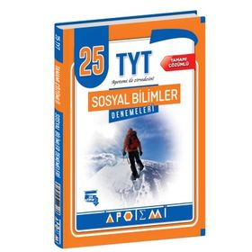 Kitap Apotemi Yayınları Tyt Sosyal Bilimler 25'li Deneme