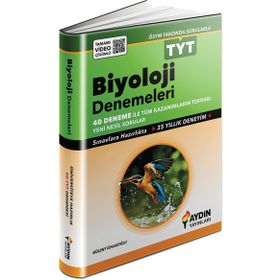 Kitap Aydın Yayınları Tyt Biyoloji 40 Deneme