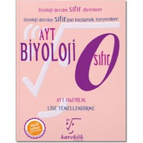 Kitap AYT Biyoloji Sıfır Yeni-Karekök Yayıncılık