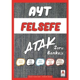 Kitap AYT Felsefe Grubu Atak Soru Bankası Yeni-Delta Kültür Yayınevi