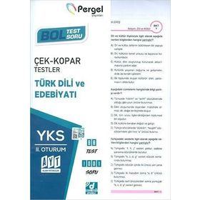 Kitap AYT Türk Dili Ve Edebiyatı Çek Kopar Yaprak Test Yeni-Pergel Yayınları