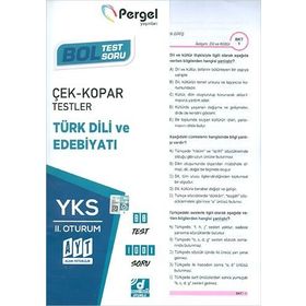 Kitap AYT Türk Dili Ve Edebiyatı Çek Kopar Yaprak Test Yeni-Pergel Yayınları