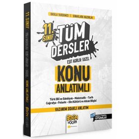 Kitap Benim Hocam Yayınları 11. Sınıf Eşit Ağırlık Sözel Tüm Dersler Konu Anlatımı