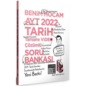 Kitap Benim Hocam Yayınları 2022 AYT Tarih Tamamı Video Çözümlü Soru Bankası