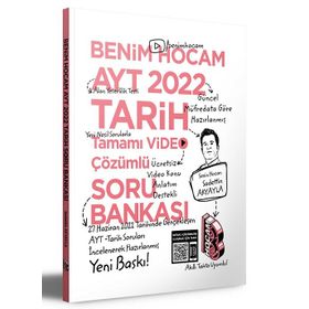 Kitap Benim Hocam Yayınları 2022 AYT Tarih Tamamı Video Çözümlü Soru Bankası