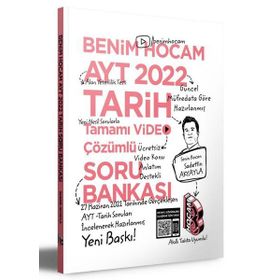 Kitap Benim Hocam Yayınları 2022 AYT Tarih Tamamı Video Çözümlü Soru Bankası