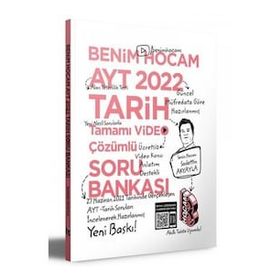 Kitap Benim Hocam Yayınları 2022 AYT Tarih Tamamı Video Çözümlü Soru Bankası