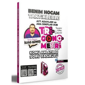 Kitap Benim Hocam Yayınları 2022 Tüm Adaylar İçin Taktiklerle Trigonometri Konu Anlatımlı Soru Fasikülü
