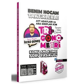 Kitap Benim Hocam Yayınları 2022 Tüm Adaylar İçin Taktiklerle Trigonometri Konu Anlatımlı Soru Fasikülü