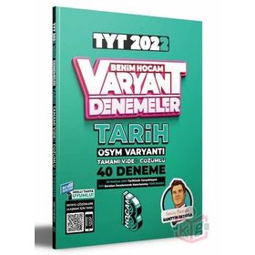 Kitap Benim Hocam Yayınları 2022 TYT Tarih Tamamı Video Çözümlü 40 Deneme Sınavı