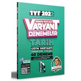 Kitap Benim Hocam Yayınları 2022 TYT Tarih Tamamı Video Çözümlü 40 Deneme Sınavı