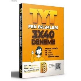 Kitap Benim Hocam Yayınları 3x40 Tyt Fen Bilimleri Fasikül Denemeler