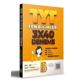 Kitap Benim Hocam Yayınları 3x40 Tyt Fen Bilimleri Fasikül Denemeler