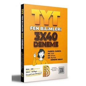 Kitap Benim Hocam Yayınları 3x40 Tyt Fen Bilimleri Fasikül Denemeler