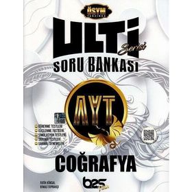 Kitap Bes Yayınları AYT Ulti Serisi Coğrafya Soru Bankası
