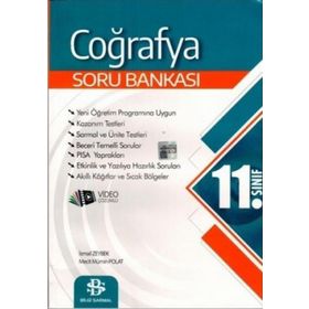 Kitap Bilgi Sarmal Yayınları 11. Sınıf Coğrafya Soru Bankası