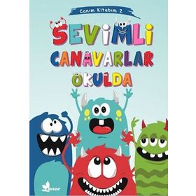 Kitap Çınar Yayınları Sevimli Canavarlar Okulda Canım Kitabım 2