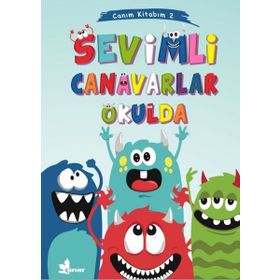 Kitap Çınar Yayınları Sevimli Canavarlar Okulda Canım Kitabım 2