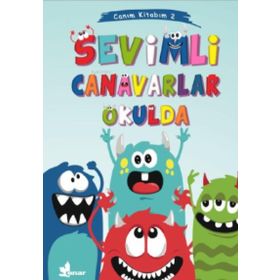 Kitap Çınar Yayınları Sevimli Canavarlar Okulda Canım Kitabım 2