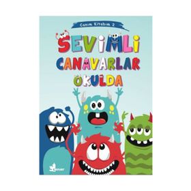 Kitap Çınar Yayınları Sevimli Canavarlar Okulda Canım Kitabım 2