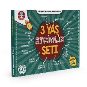 Kitap Çocuk Akademi Bilişsel İşlevleri Destekleyen 3 Yaş Etkinlik Seti