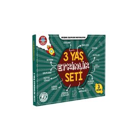 Kitap Çocuk Akademi Bilişsel İşlevleri Destekleyen 3 Yaş Etkinlik Seti