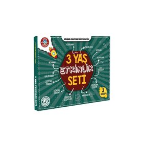 Kitap Çocuk Akademi Bilişsel İşlevleri Destekleyen 3 Yaş Etkinlik Seti